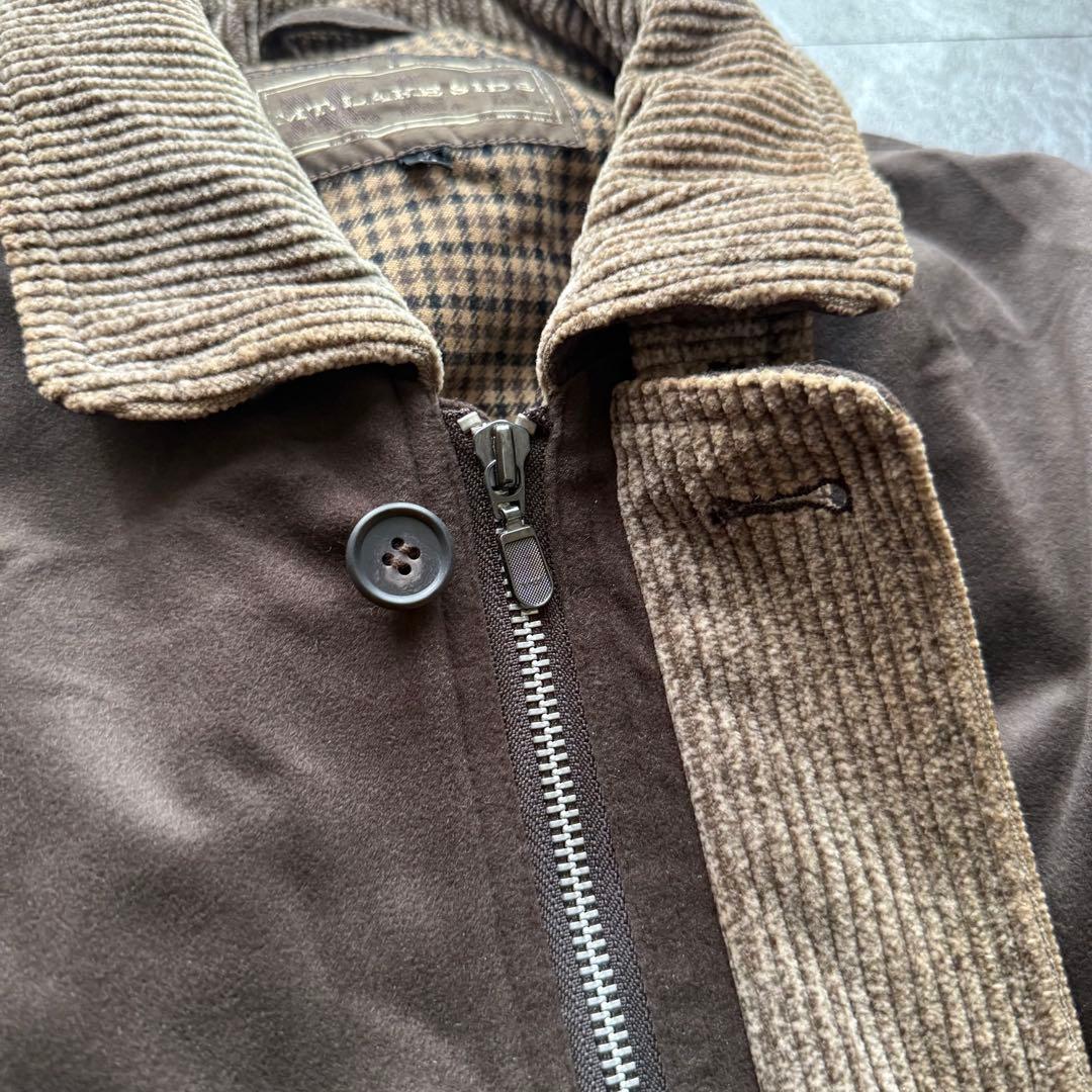 MT LAKE SIDE 短丈　ベロア　コーデュロイ　ハリントンジャケット