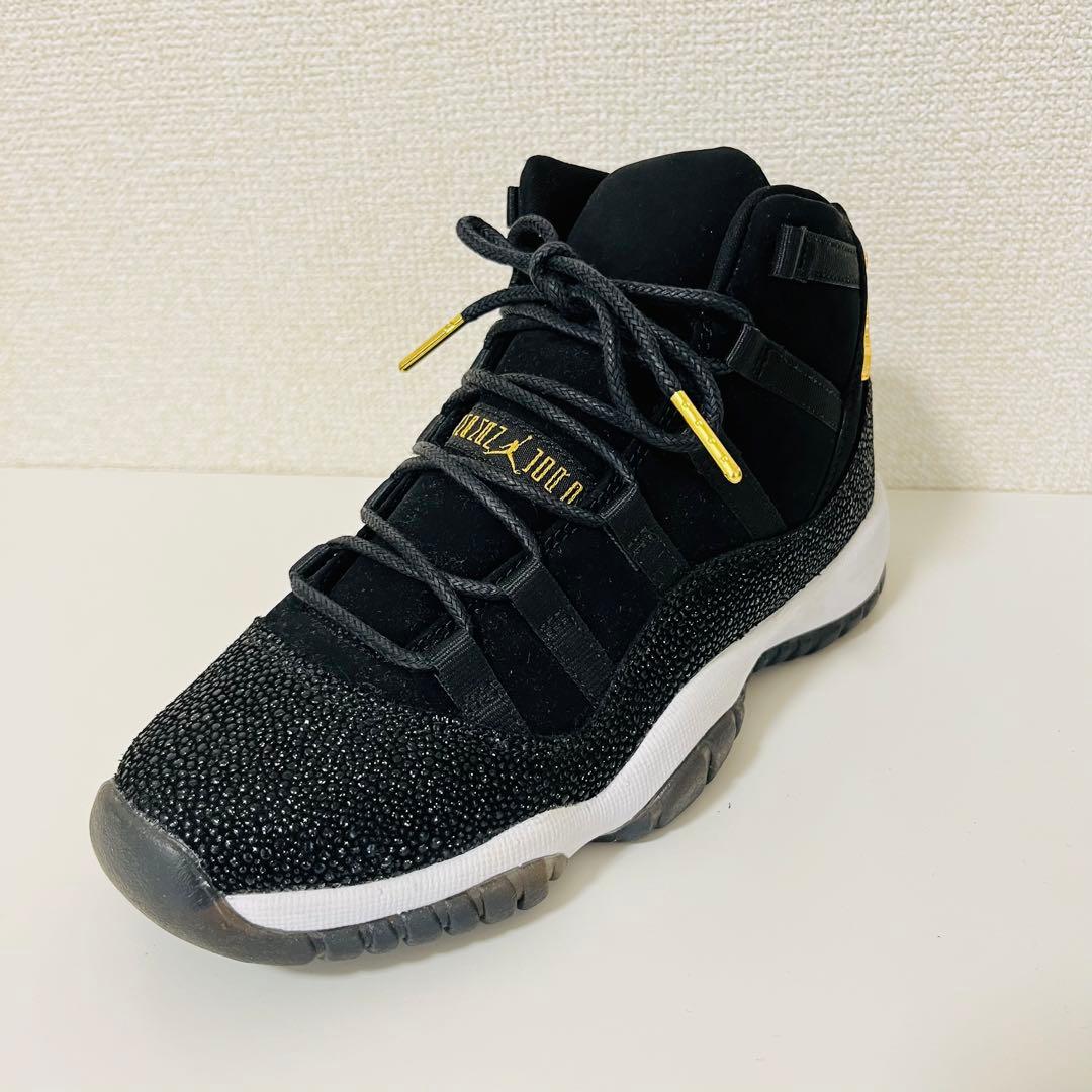 【美品】NIKE★AIR JORDAN11 RETRO PREM★22.5 黒