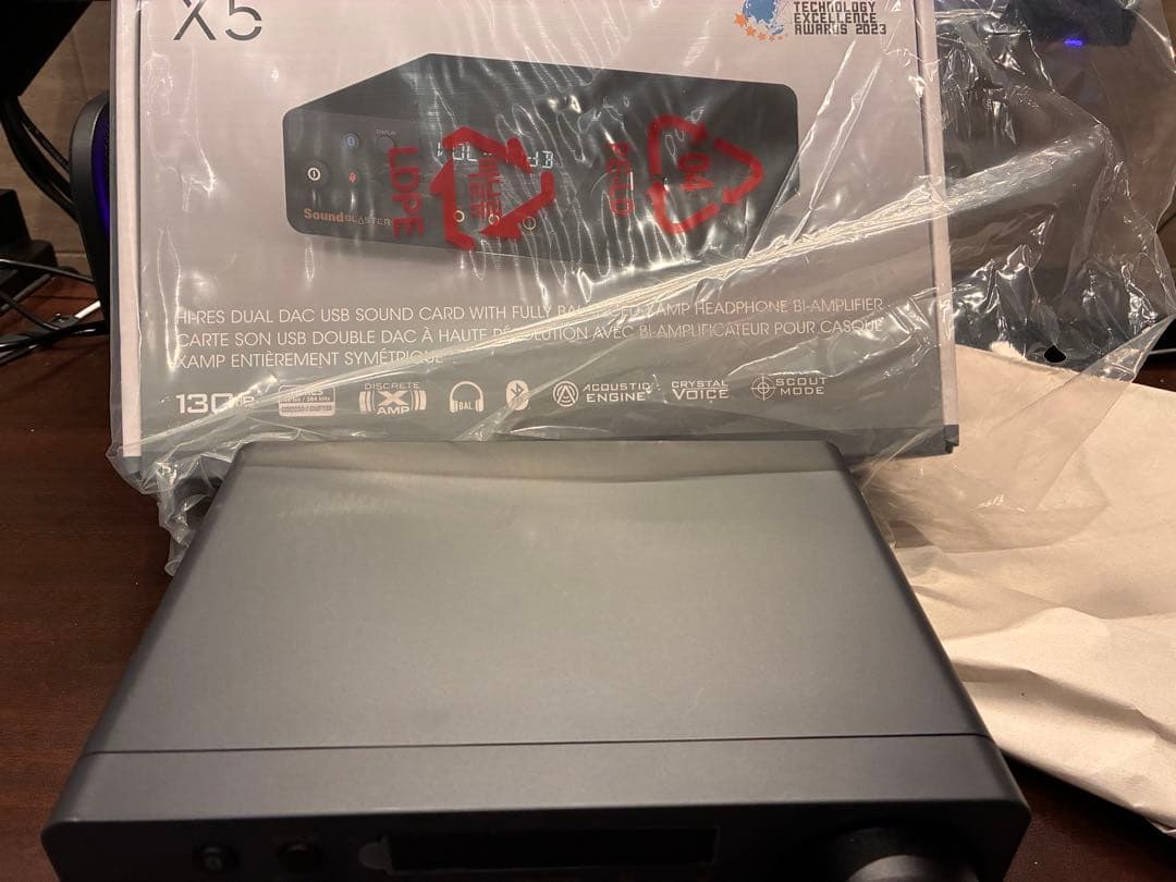 【極美品】Sound Blaster X5（2025年12月公式購入）