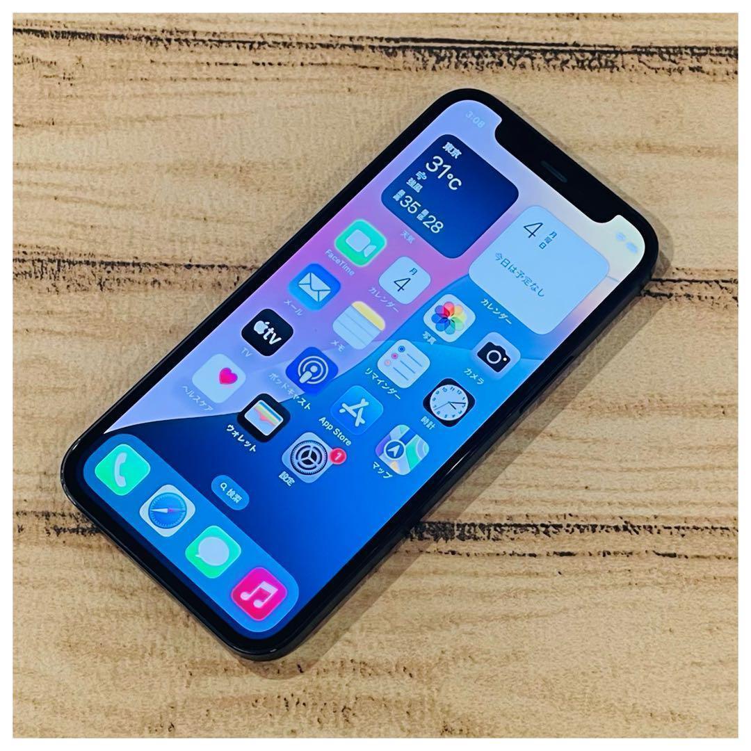 【特価】iPhone12mini ブラック 64GB SIMフリー 100%