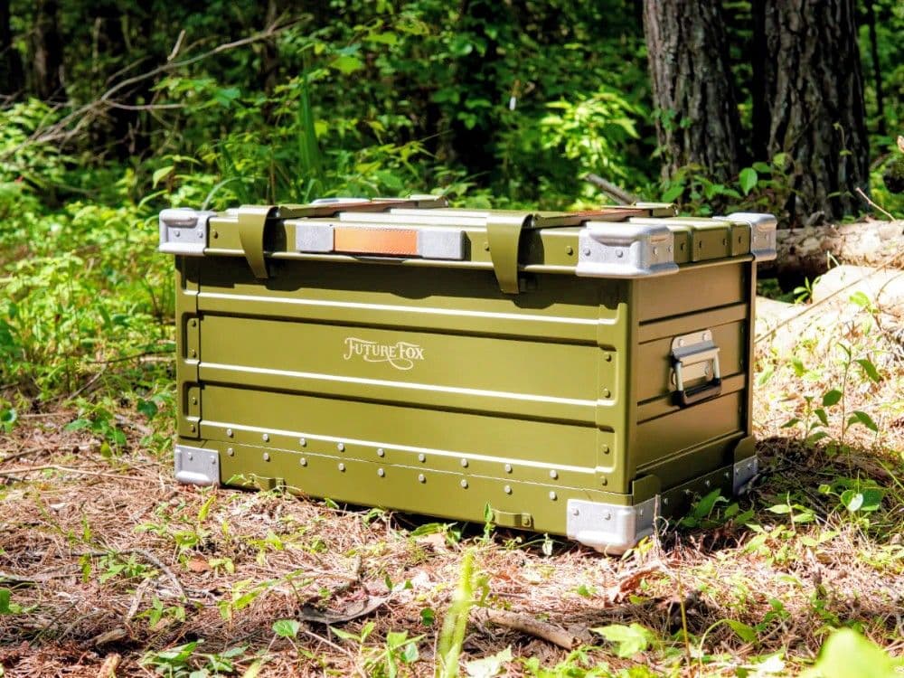 FUTURE FOX アルミコンテナ ドイツ軍 輸送用 折りたたみ式 オリーブ