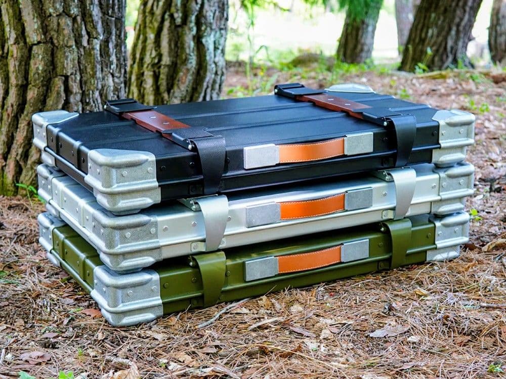 FUTURE FOX アルミコンテナ ドイツ軍 輸送用 折りたたみ式 オリーブ
