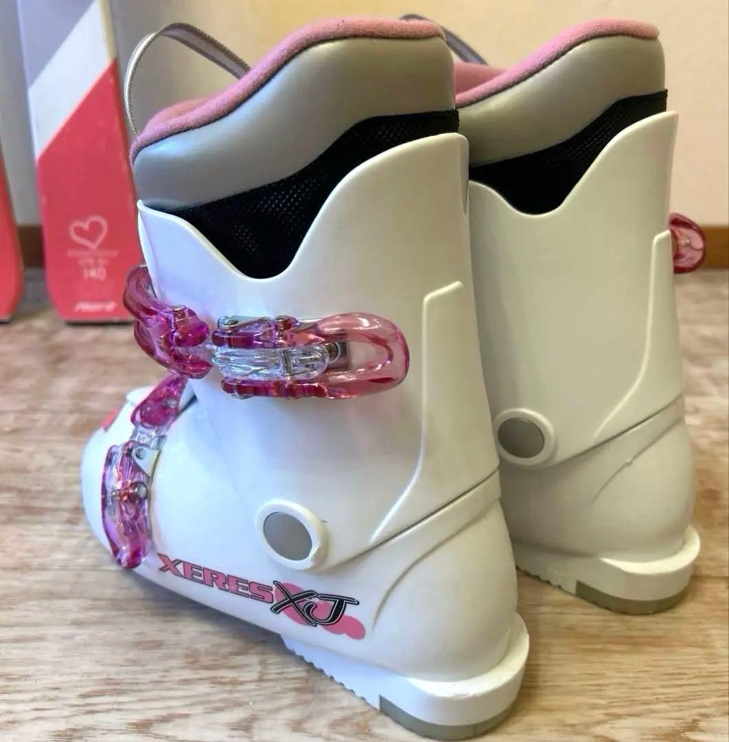 ◾️カービングスキーセット　スキー板140㎝ ブーツ24㎝　子供用　ジュニア用