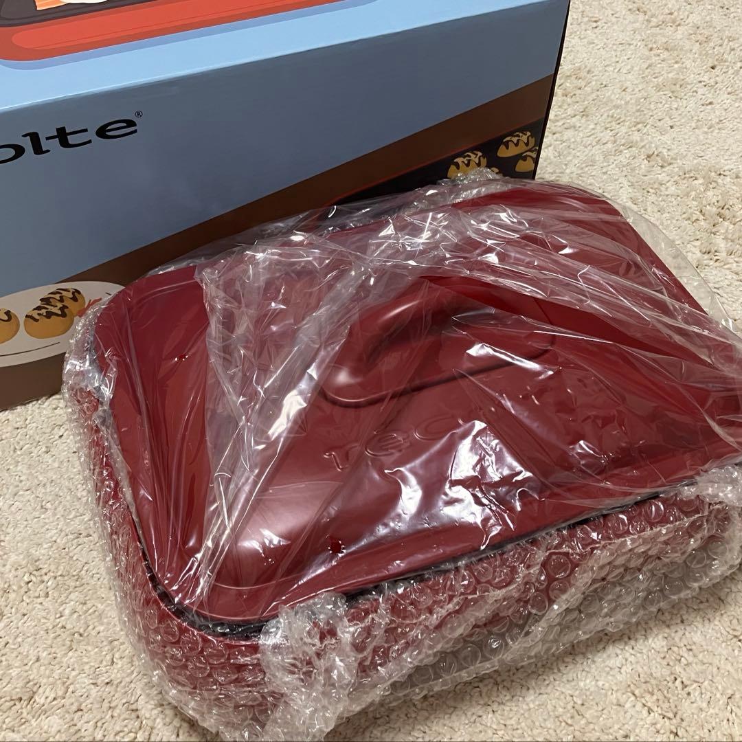 お値下げ【未使用】レコルト ホットプレート RHP-1(R) たこ焼きプレート付