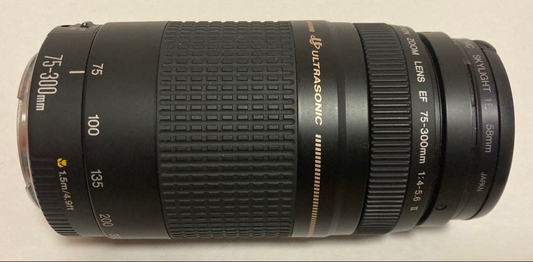 CANON ZOOM LENS EF 75-300mm 1：4-5.6 II