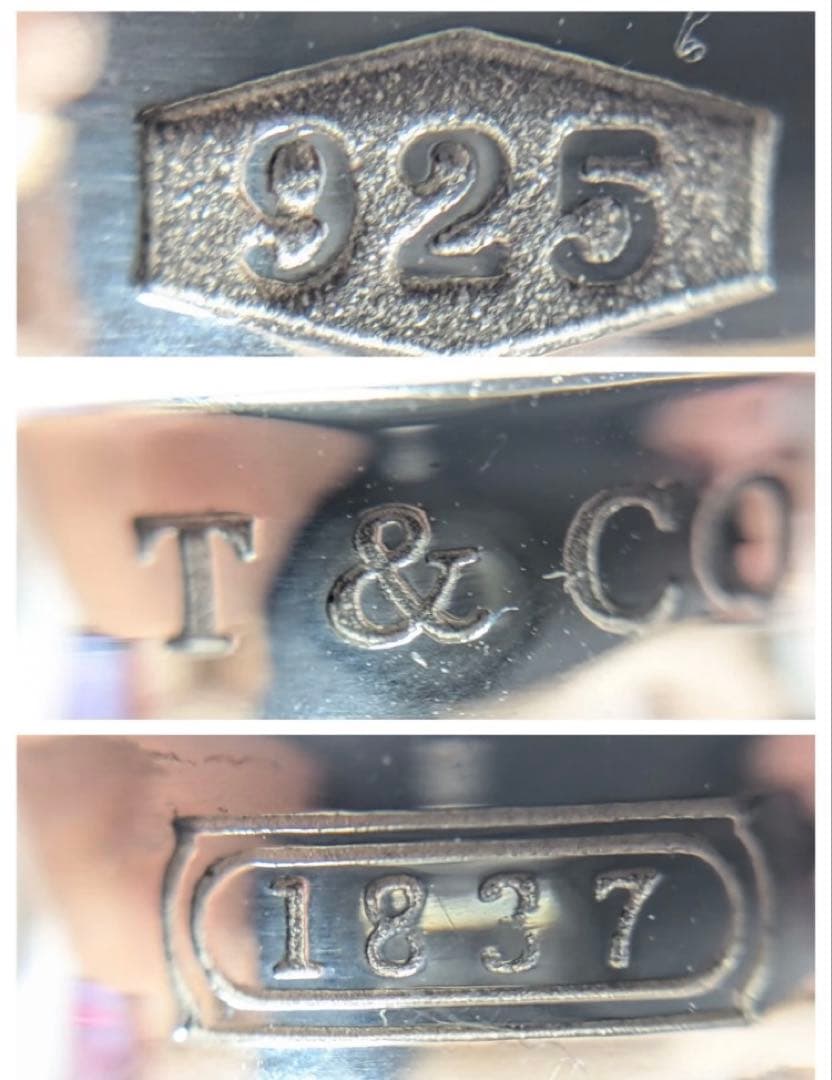 【箱•保存袋付き】Tiffany & Co. 1837 リング 925シルバー