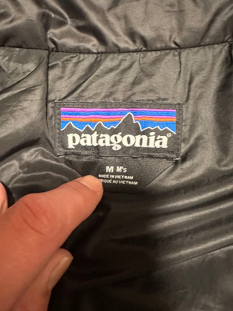 パタゴニア　ナノパフ　サイズM patagonia M 黒 ダウンジャケット