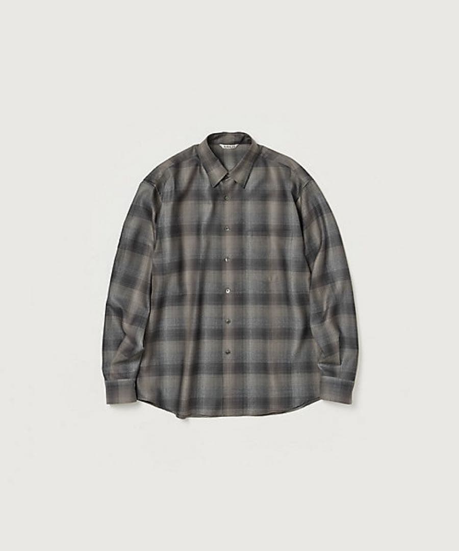 m*m様 オーラリー 24AW SUPER LIGHT WOOL CHECK S