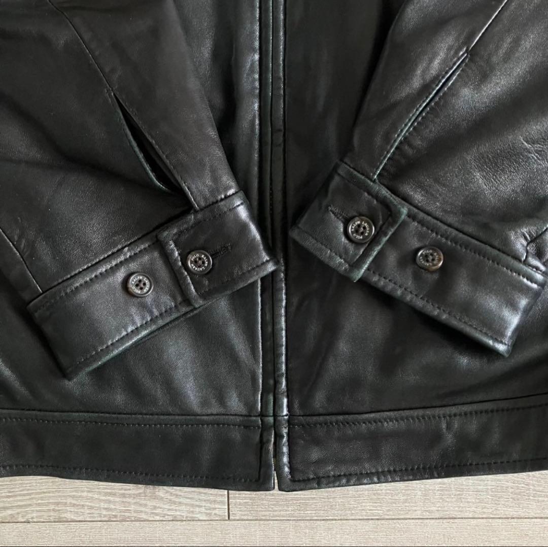 極希少モデル ポロラルフローレン レザージャケット Lサイズ ジップアップ
