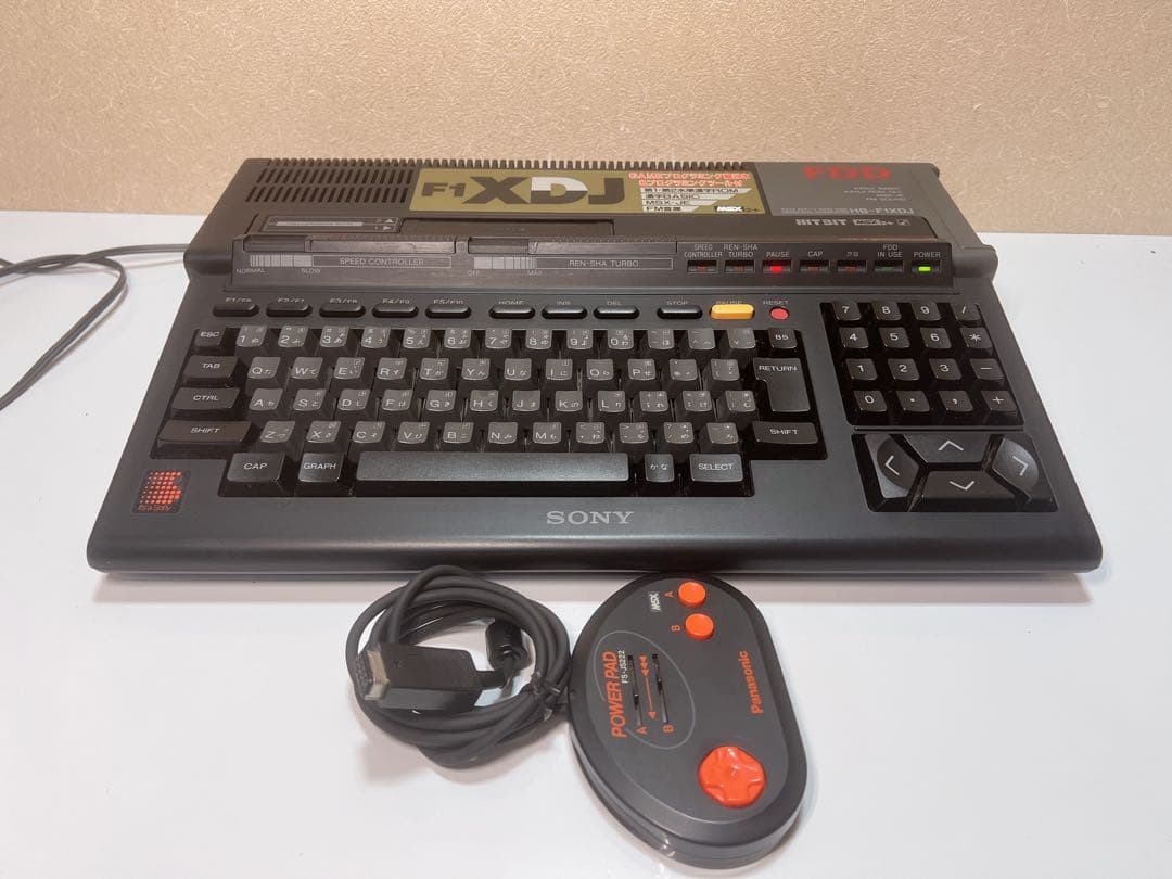 SONY ソニー MSX2+ HB-F1XDJ 本体および付属解説書