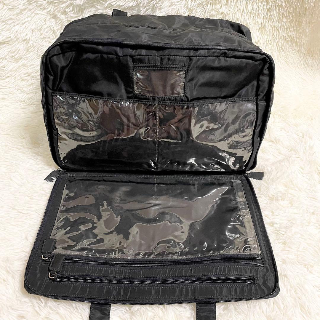 極美品 大容量 PRADA プラダ　ハンドバッグ トート　ボストン　三角ロゴ