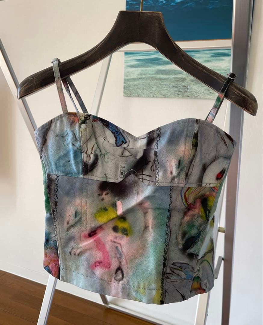 22SS HEAVEN BY marc jacobs コルセットキャミ　M