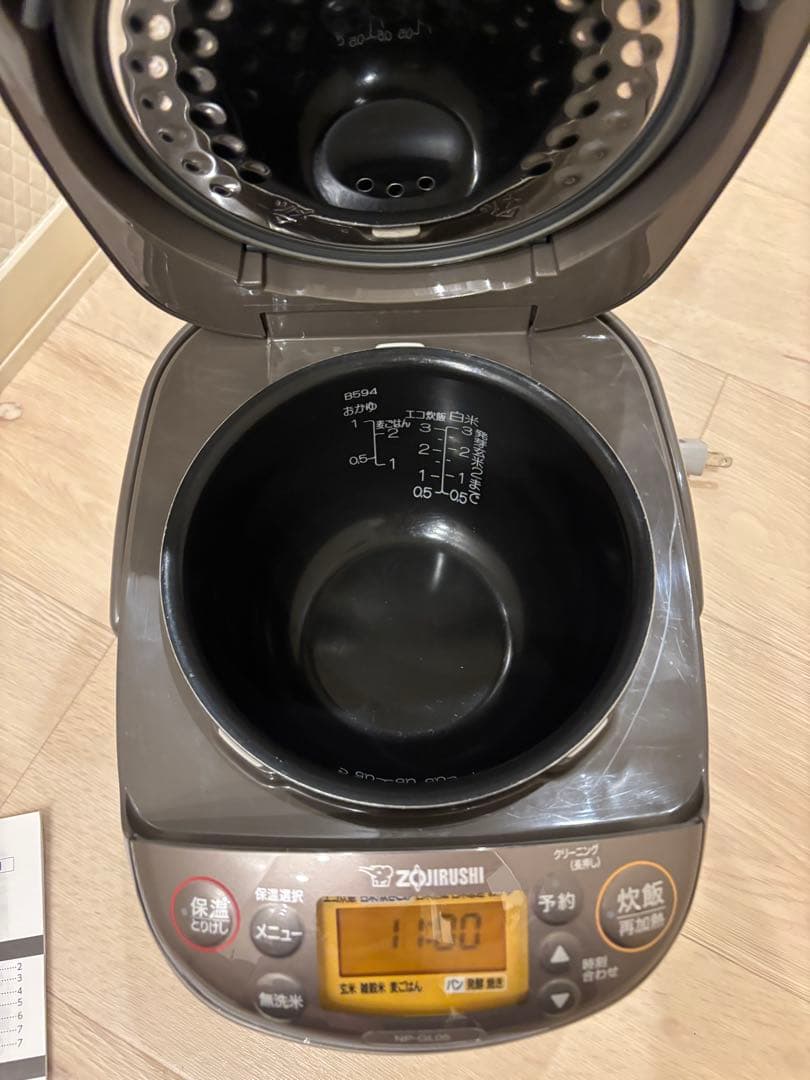 『【美品】象印 炊飯器 3合 NP-GL05★メーカー修理点検済』