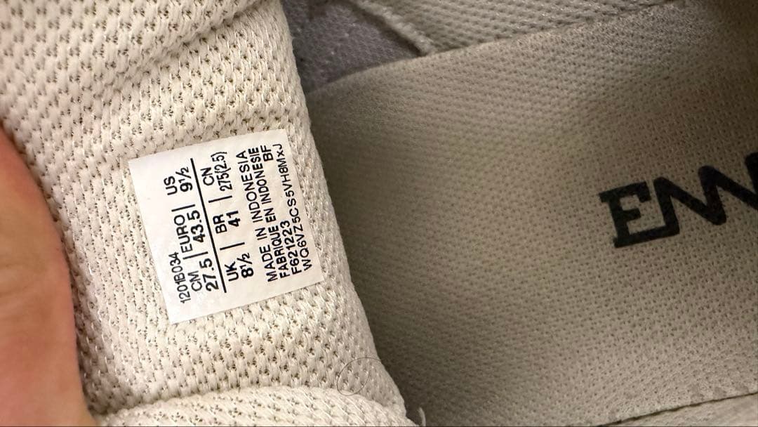 ASICS GEL-NIMBUS ×ENNOY 9 27.5cm