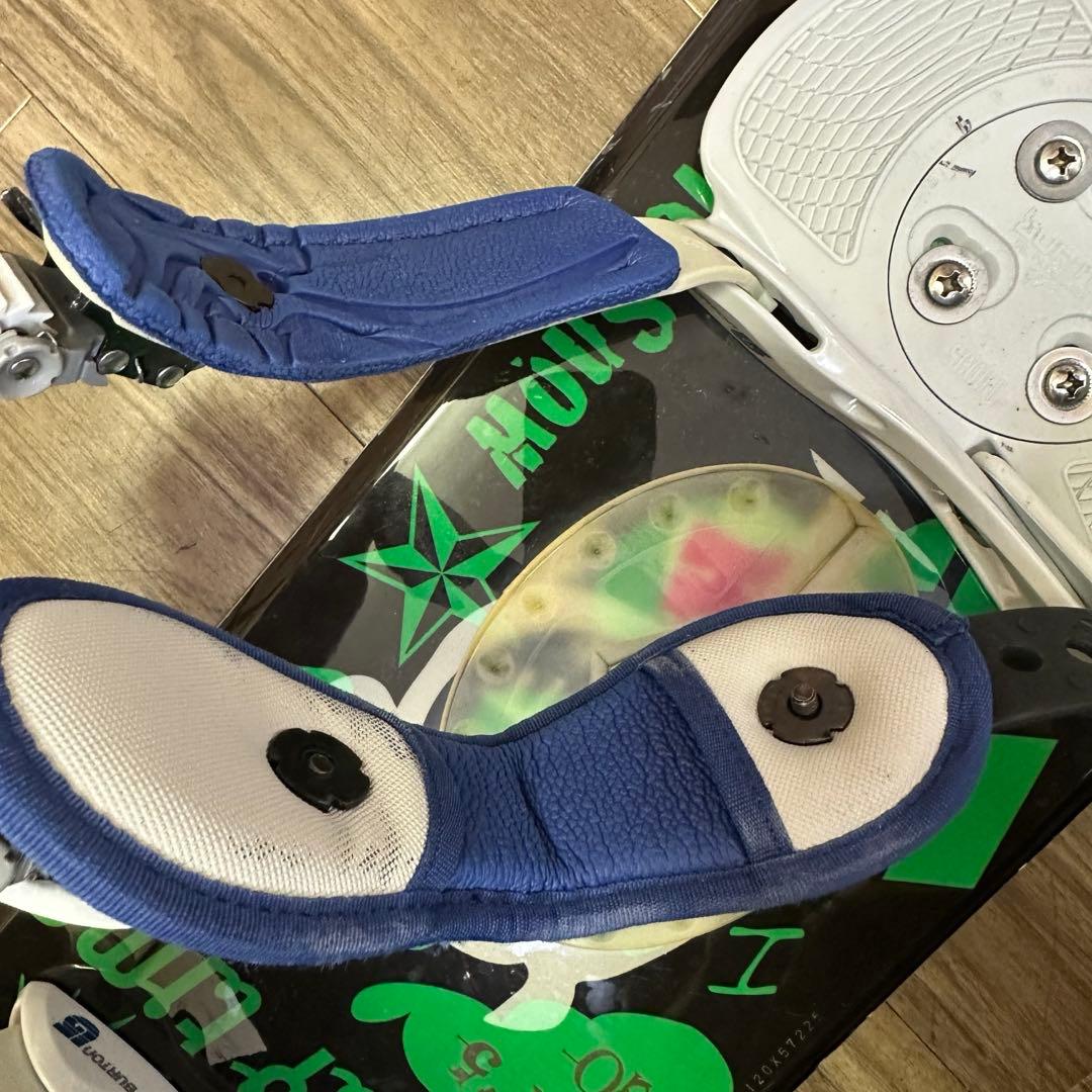 スノーボード SLQ 120cm ビンディングBURTON size JRセット