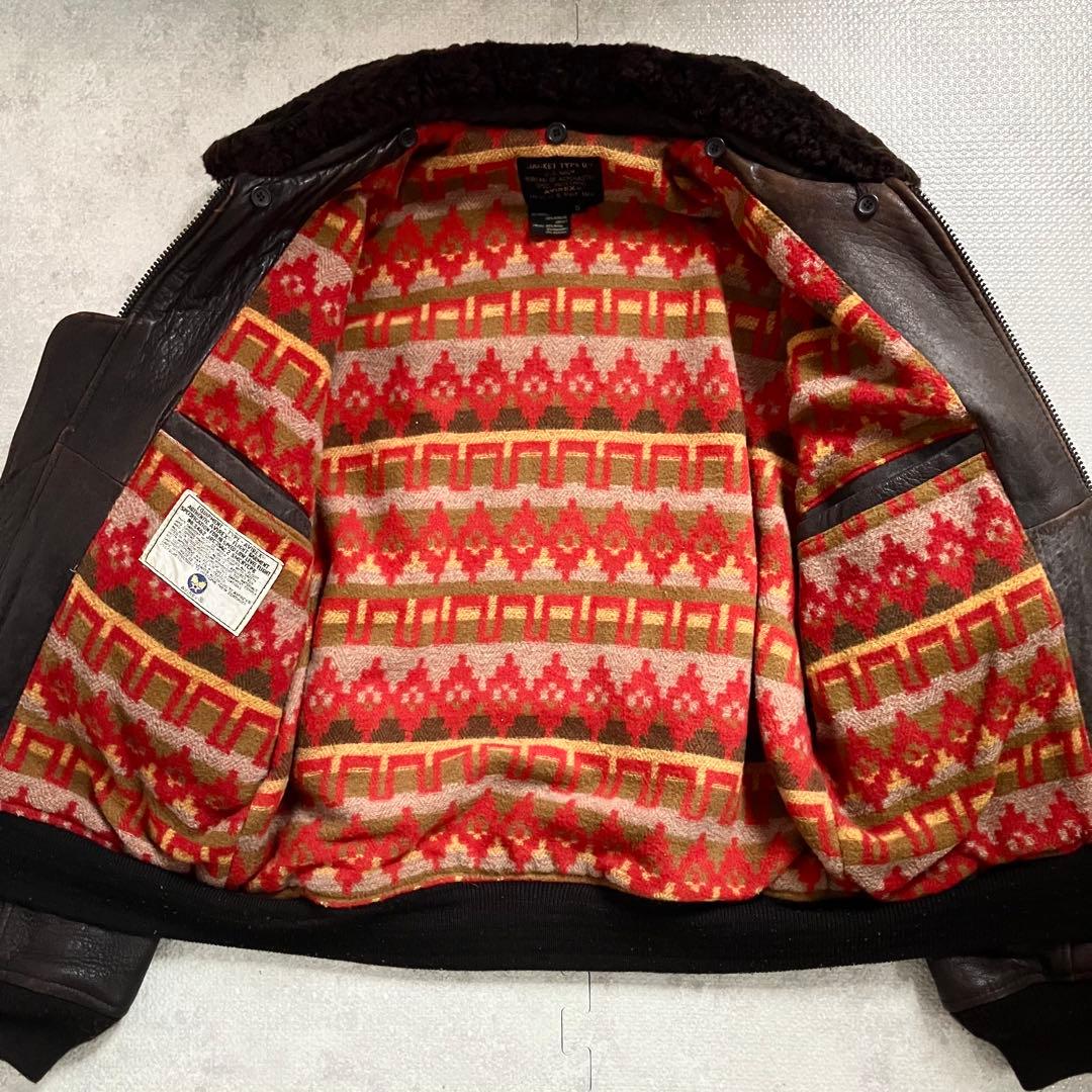 希少✨ AVIREX アヴィレックス G-1 レザー フライトジャケット S