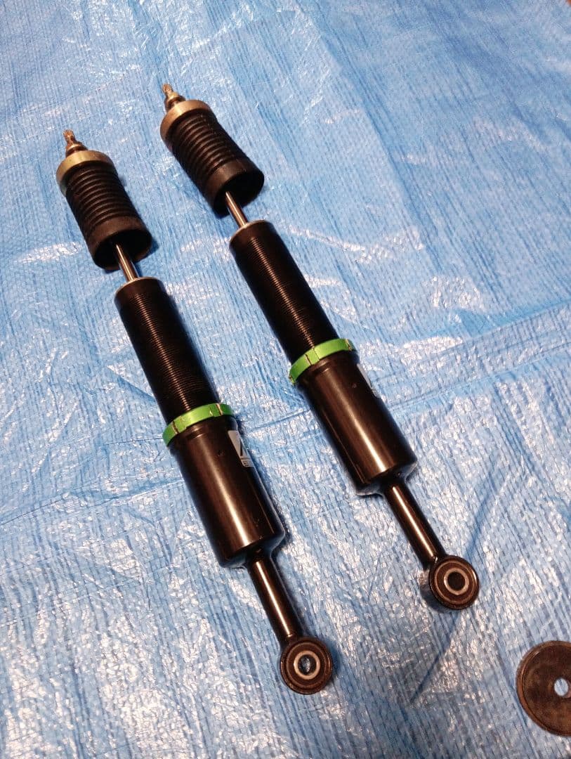 ★ダイハツイースla300s　車高調★ジャンク品/バネ４本、ベアリング付