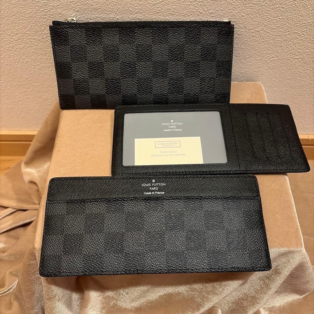 新品未使用☆LOUIS VUITTON ダミエ ブラック 長財布