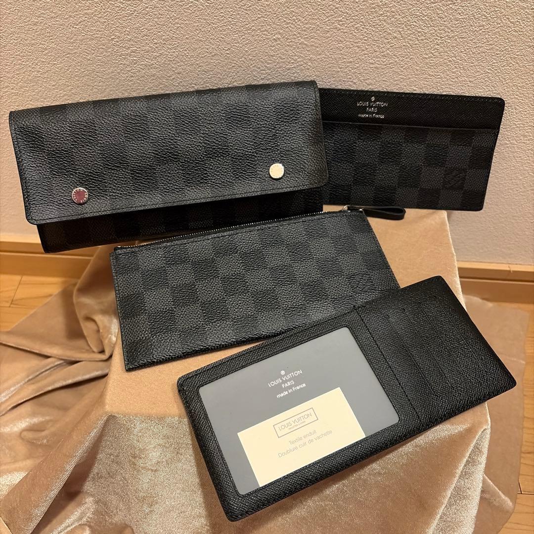 新品未使用☆LOUIS VUITTON ダミエ ブラック 長財布