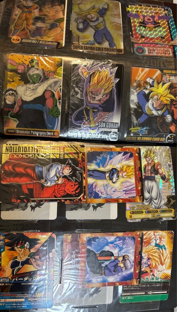 カードダスシールまとめ　ドラゴンボール、ガンダム、他