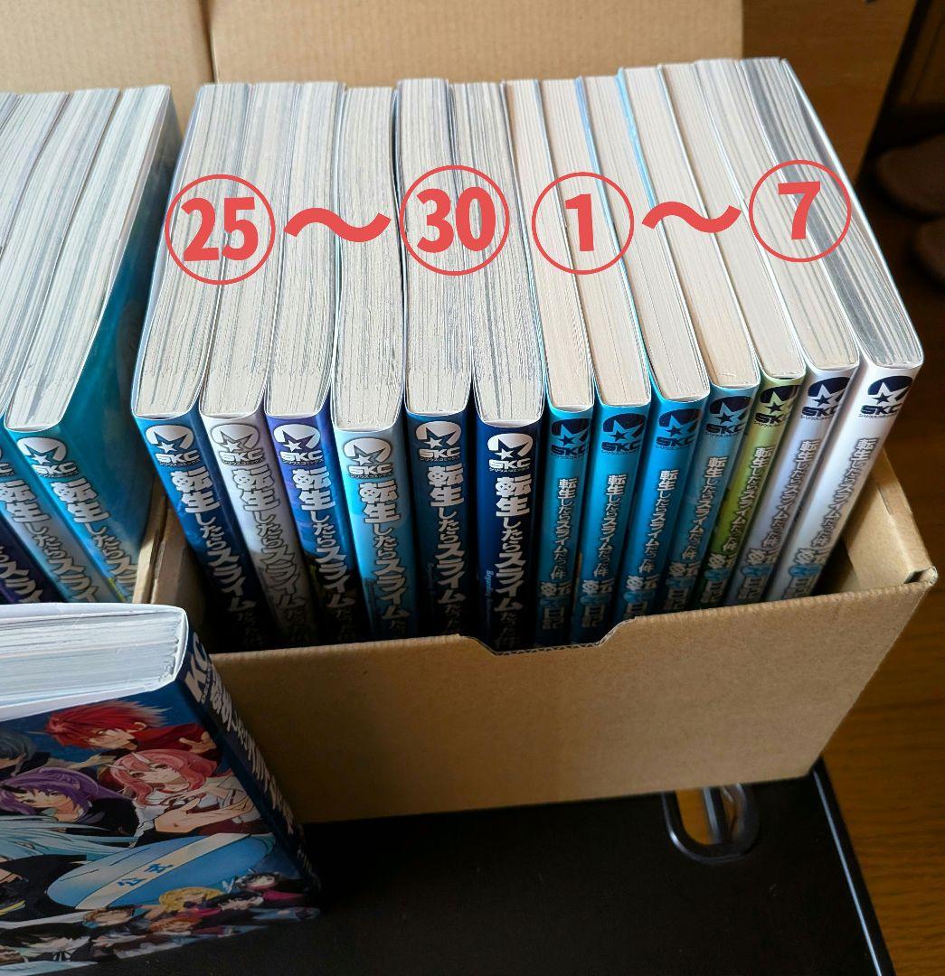 転生したらスライムだった件 全30巻 転スラ日記 全7巻 小説23巻 まとめ売り