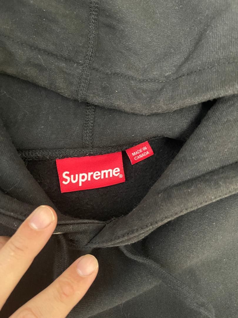Supreme arabic logo hooded sweatshirt 黒L