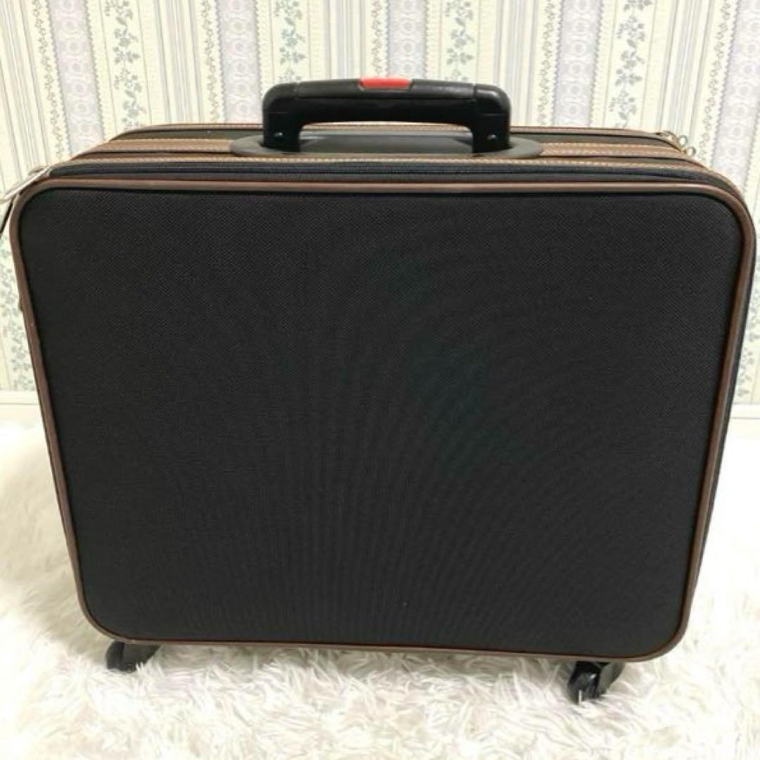 EZ-SWANY　スワニー　小型キャリーケース　4輪　機内持ち込み可　レザー使用