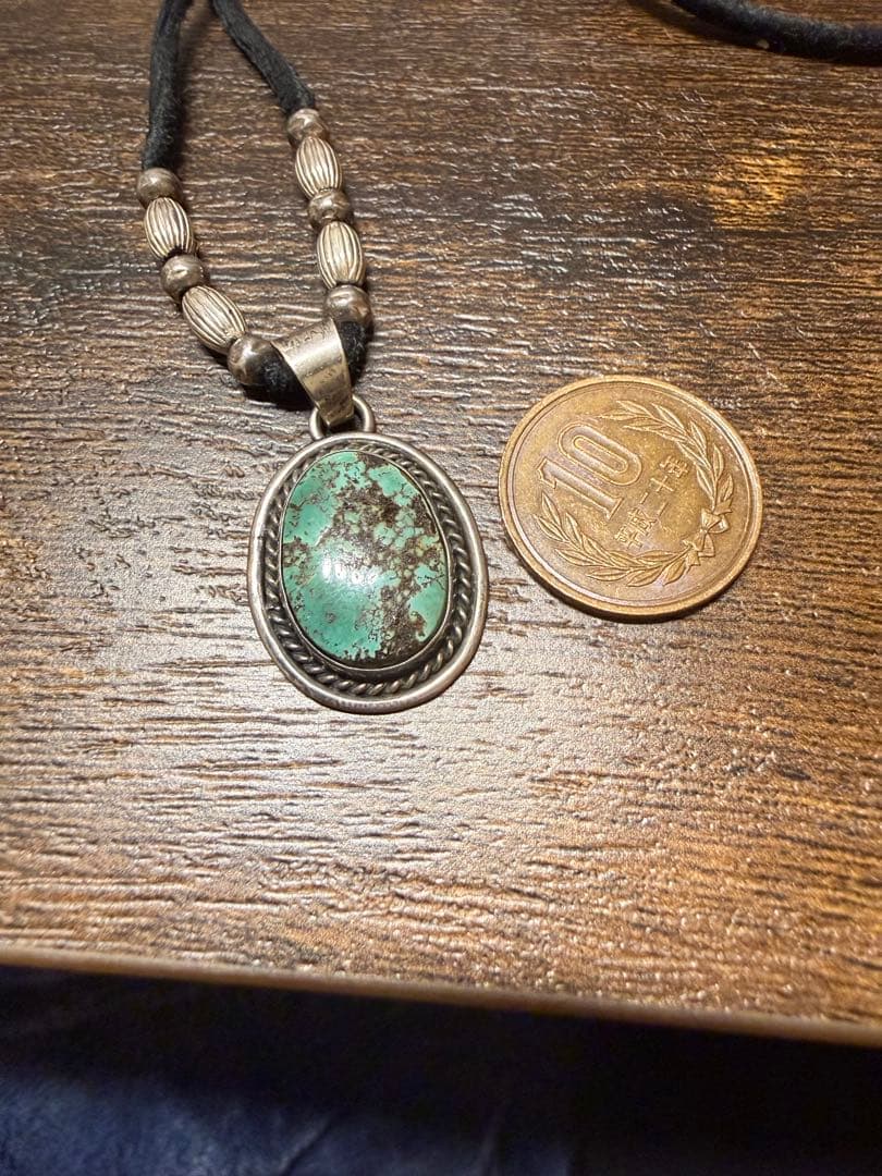 ターコイズ シルバーペンダント ネックレス