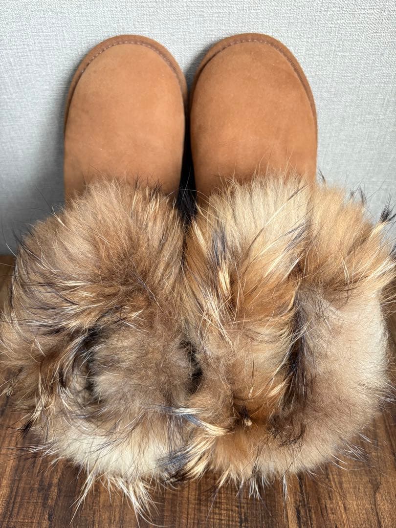 美品UGG Ciele AUSTRALIA アグハラコファームートン24cm