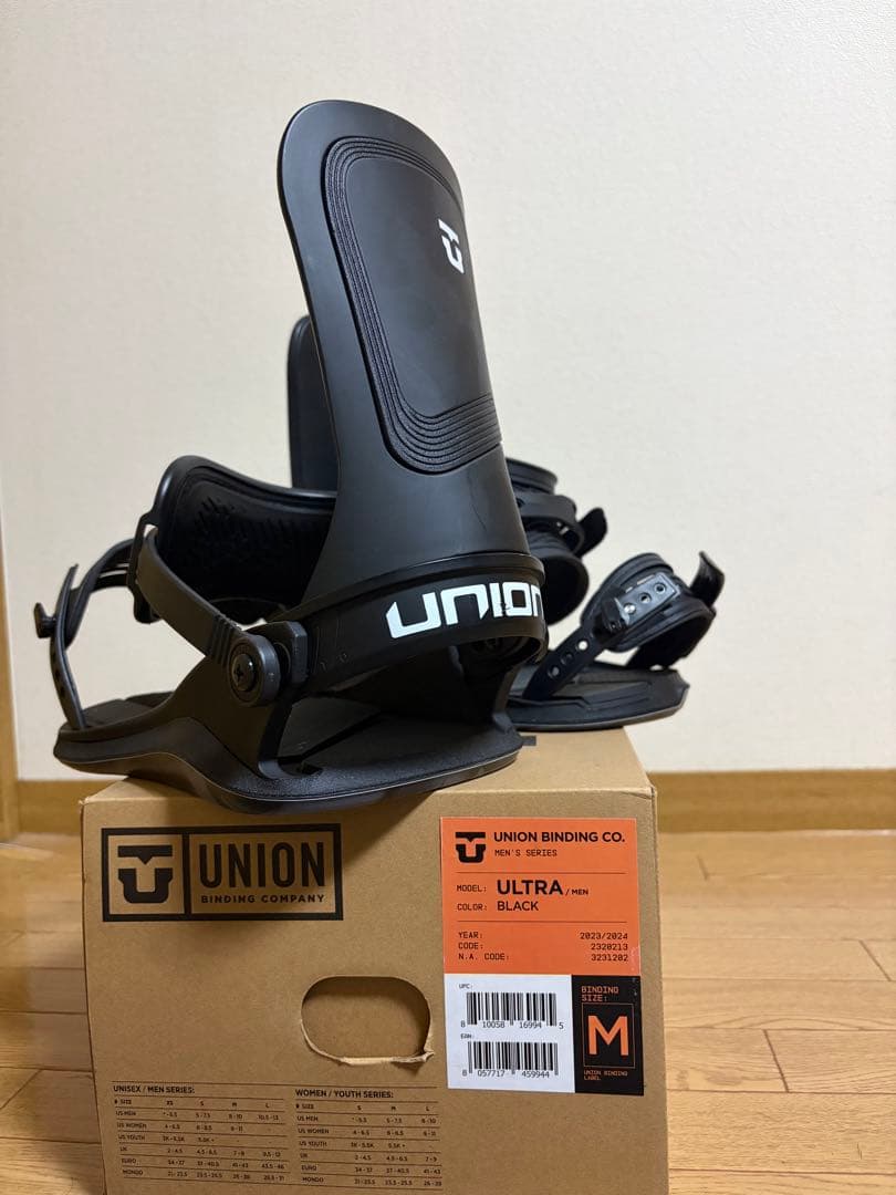 UNION ULTRA BLACK ビンディング Mサイズ