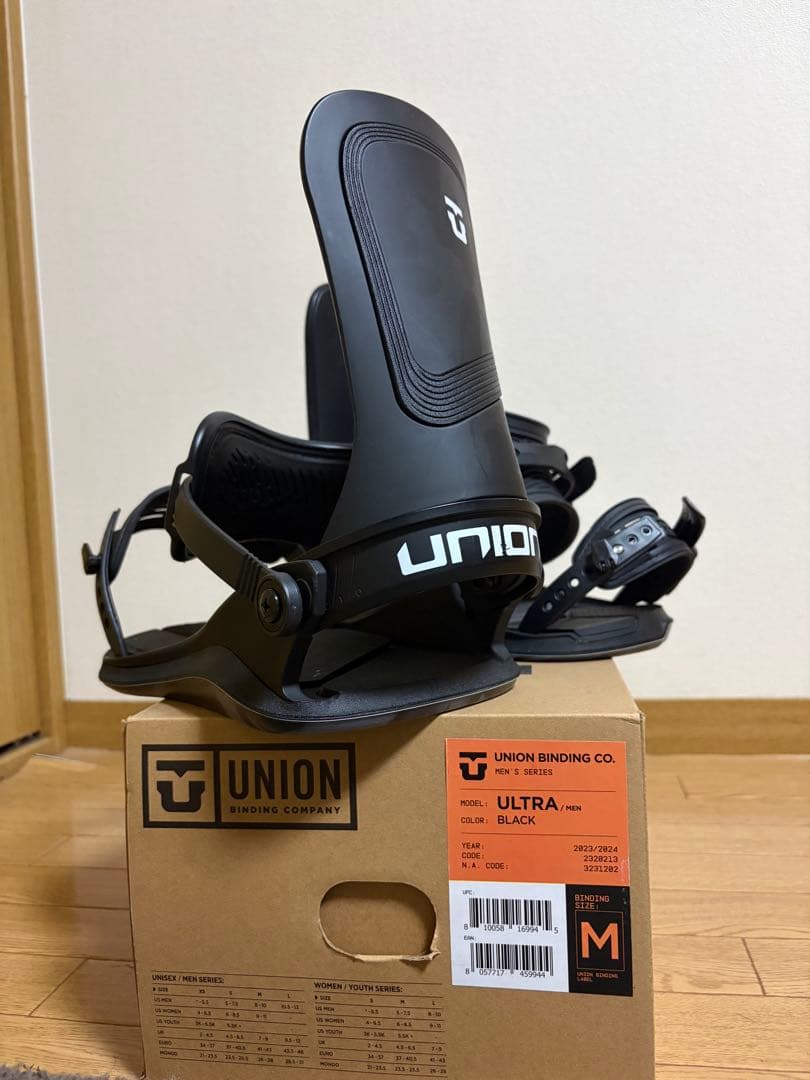 UNION ULTRA BLACK ビンディング Mサイズ