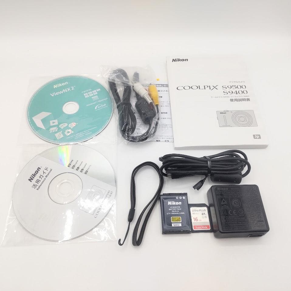 ★箱付★ Nikon COOLPIX S9500 シルバー コンデジ カメラ