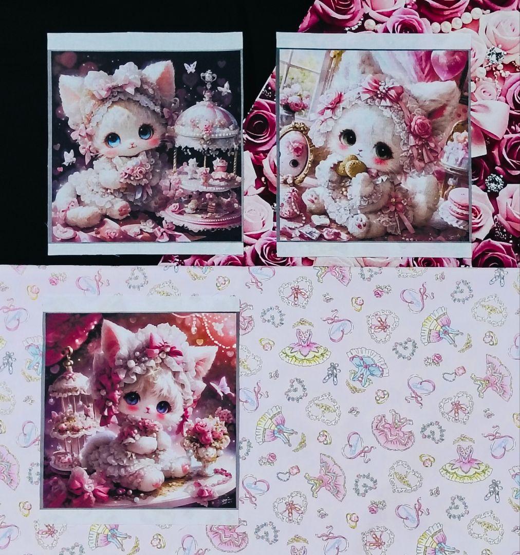 【受注制作】両面ミニトート（内側あり）3点、 両面巾着袋 （裏地あり）1点