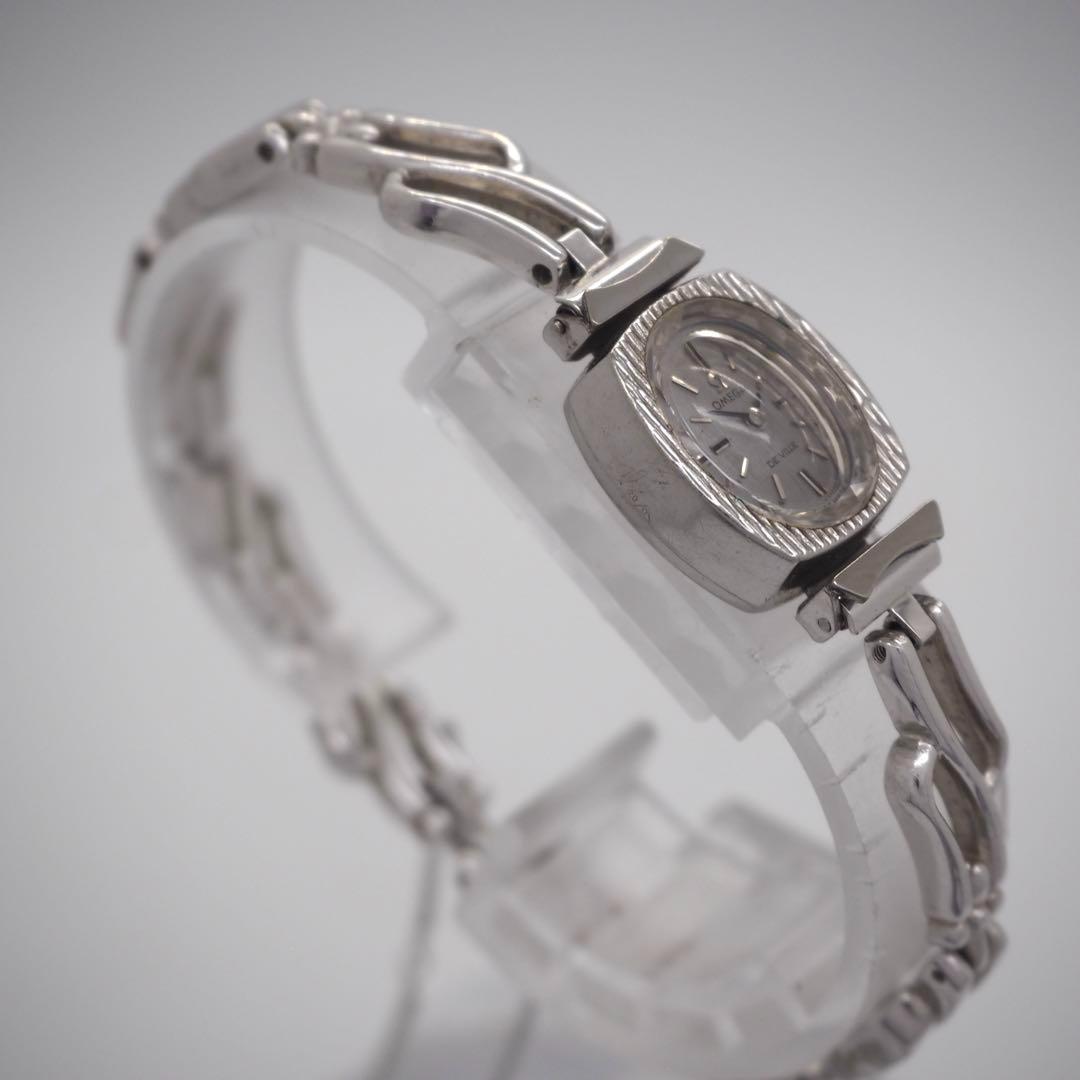 719【美品】OMEGA 時計　DeVille レディース　手巻き　シルバー