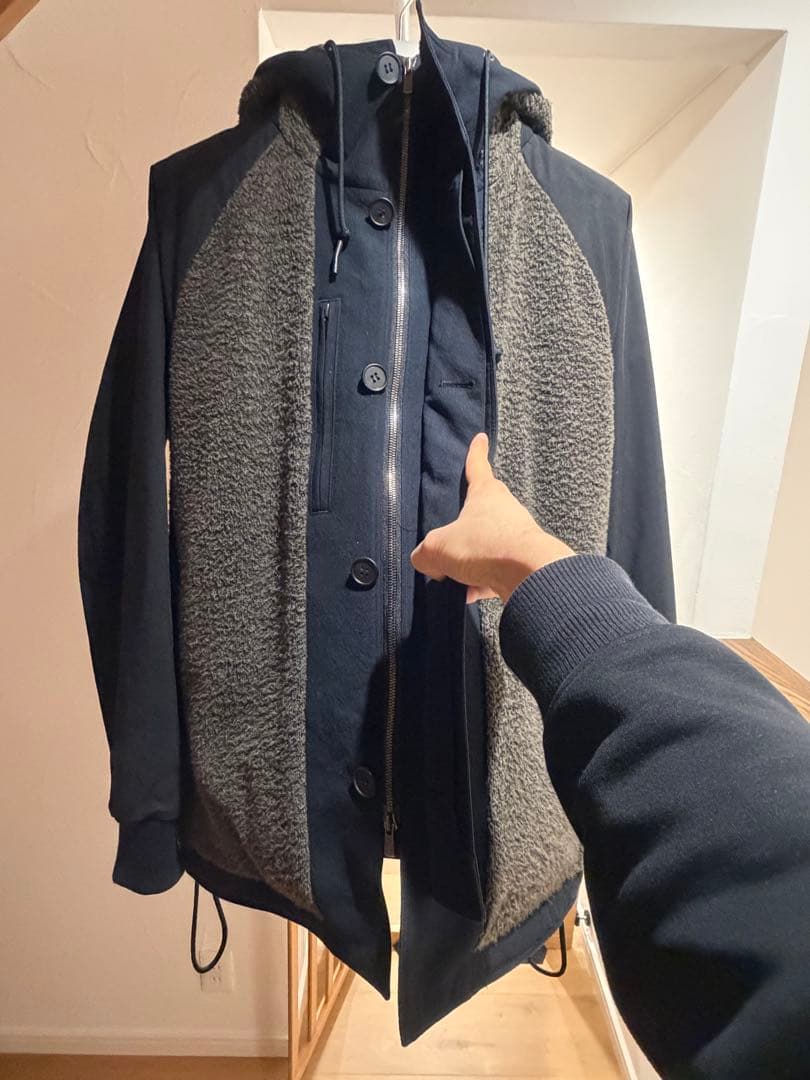 【タイムセール】山内　ヤクシープパイルボアジャケット