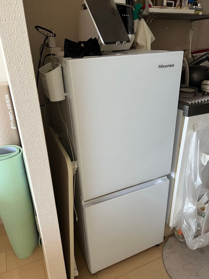 現地受け取り限定Hisense 冷蔵庫 幅481mm 86L/49L