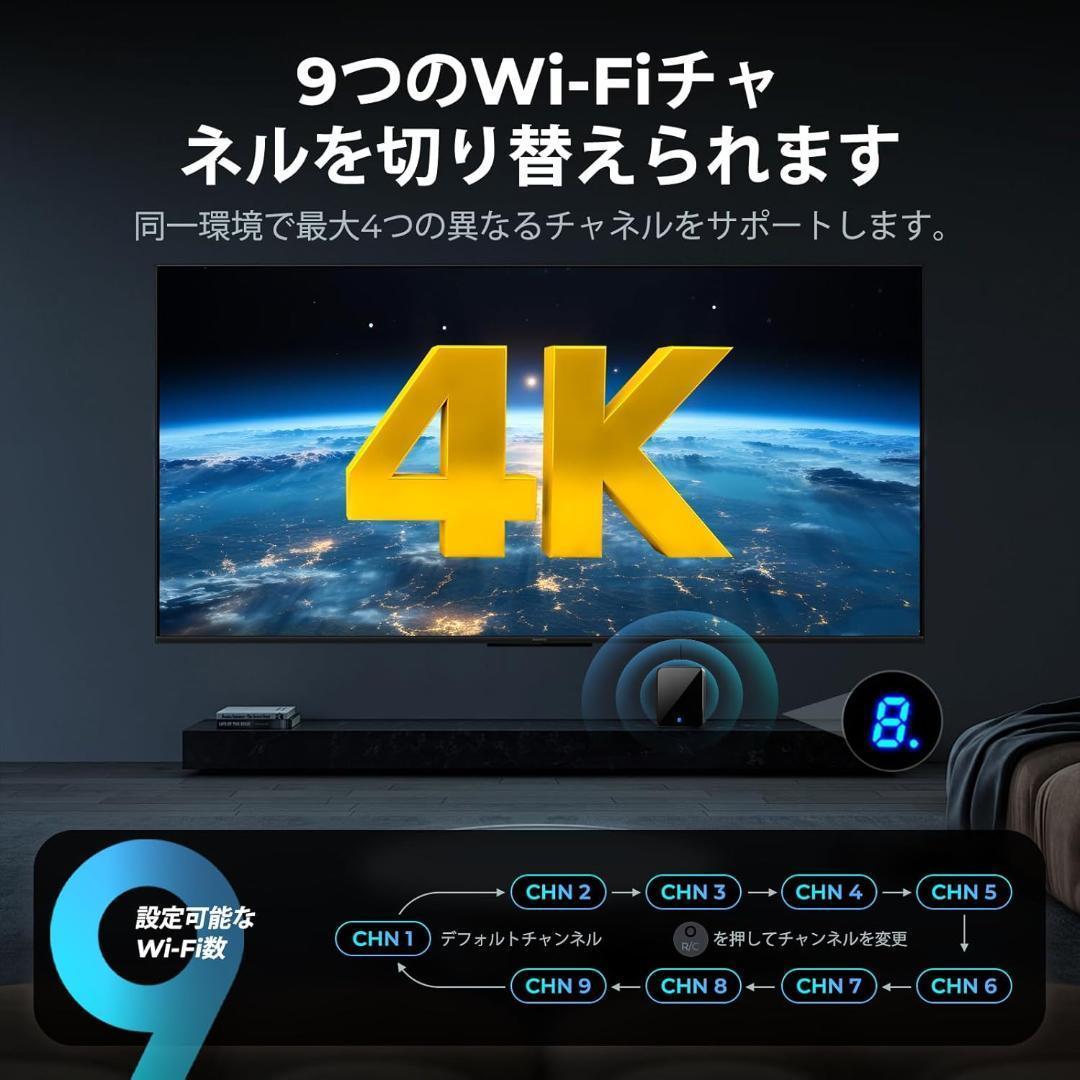 541 HDMI 送受信機 無線 ワイヤレス 4K 30Hz 5G 120M伝送