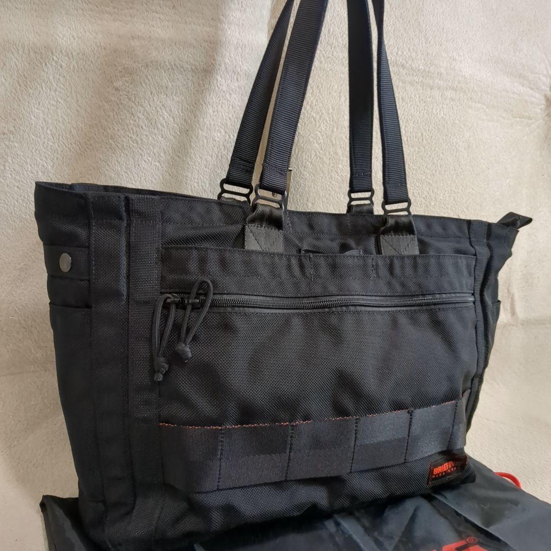 美品 ブリーフィング SQ TOTE ブラック トートバッグ 肩がけ 保存袋付き