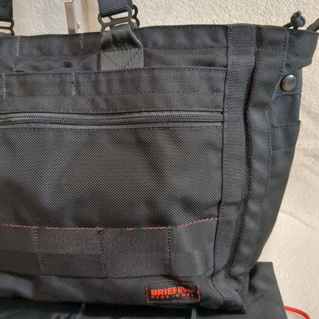 美品 ブリーフィング SQ TOTE ブラック トートバッグ 肩がけ 保存袋付き