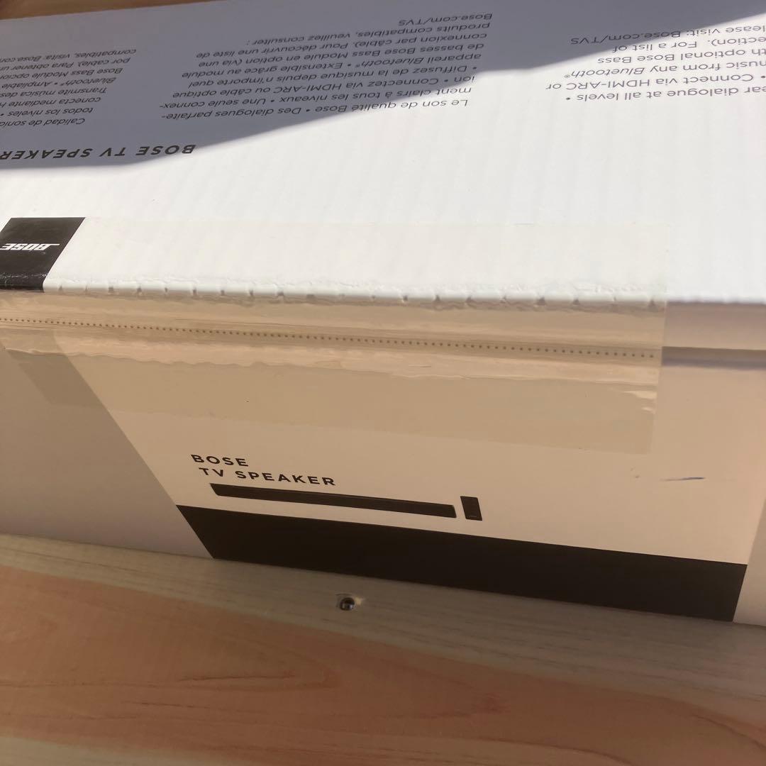 【新品未開封品】Bose TV Speaker ブラック 100V シングル