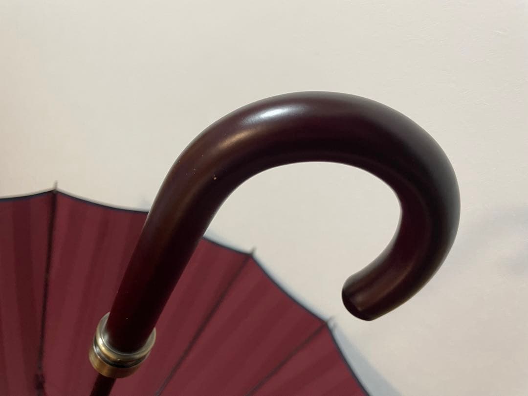 前原光榮商店　トンボ洋傘　【メンズ雨傘】シャドウ-ダークブルー×エンジ