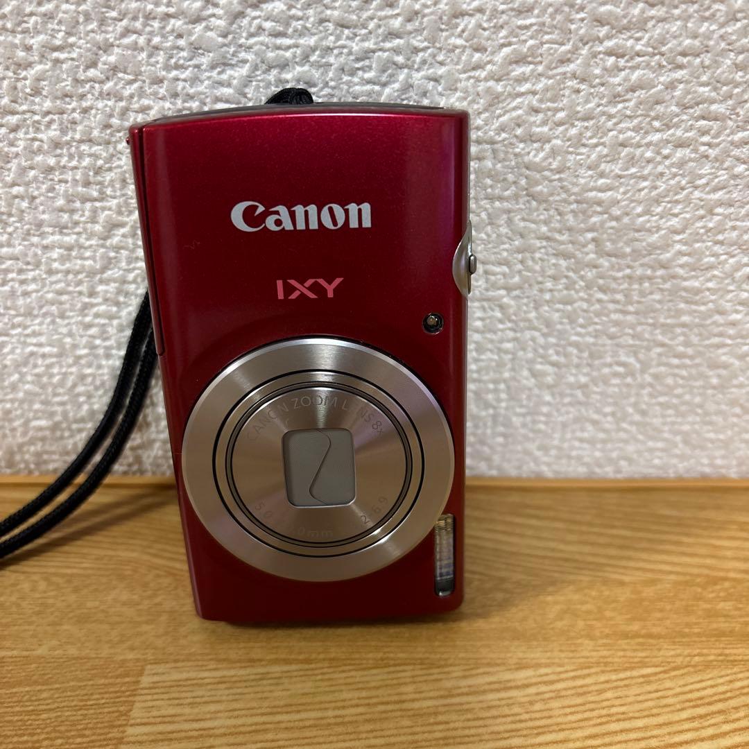 【美品】Canon IXY 200デジタルカメラ レッド 本体+充電器、予備電池