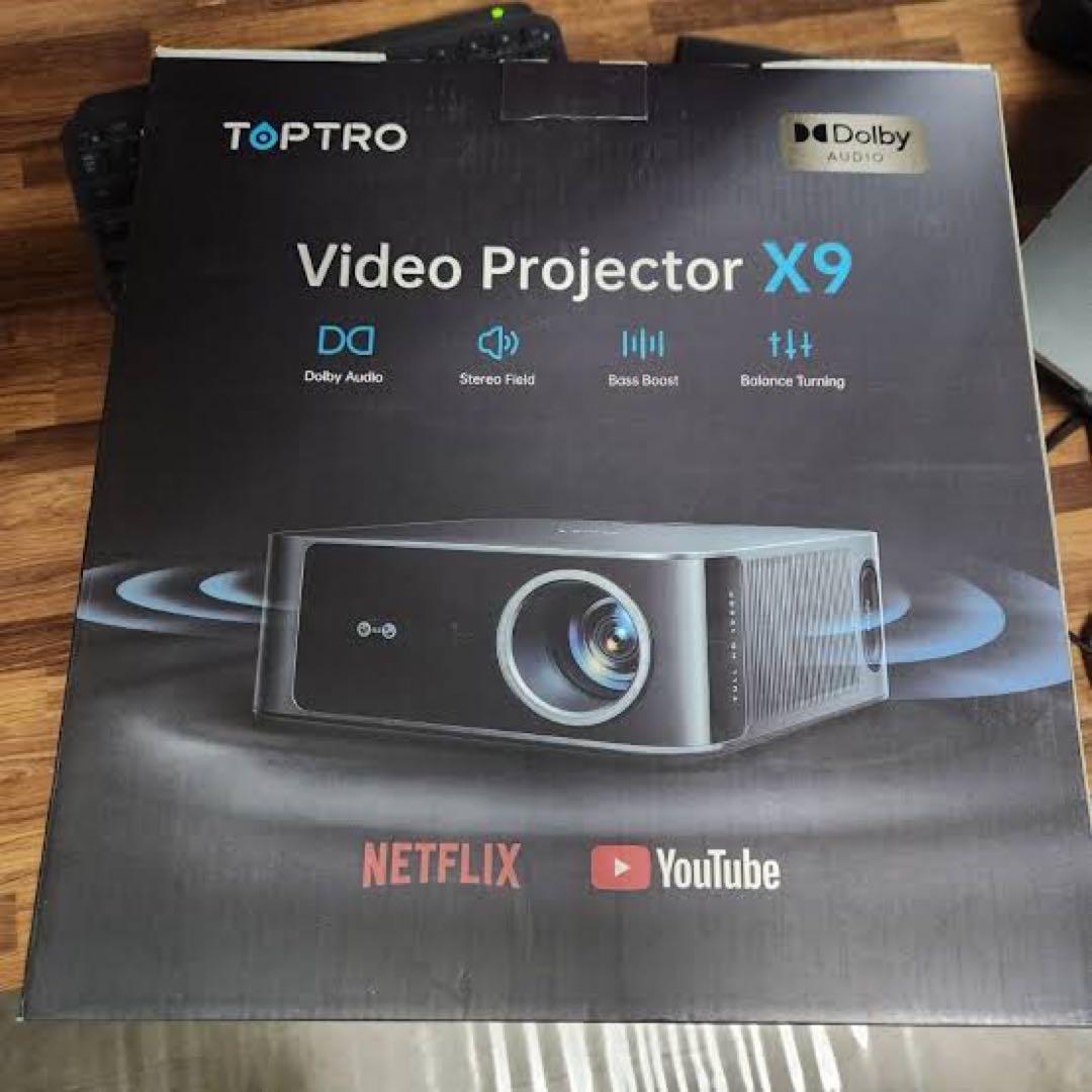 【公式ライセンス製品】TOPTRO X9 プロジェクター