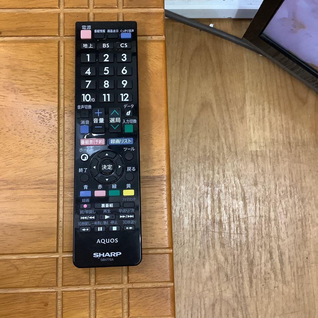 5043②シャープ　AQUOS 2015年製　LC24K30 液晶テレビ　24