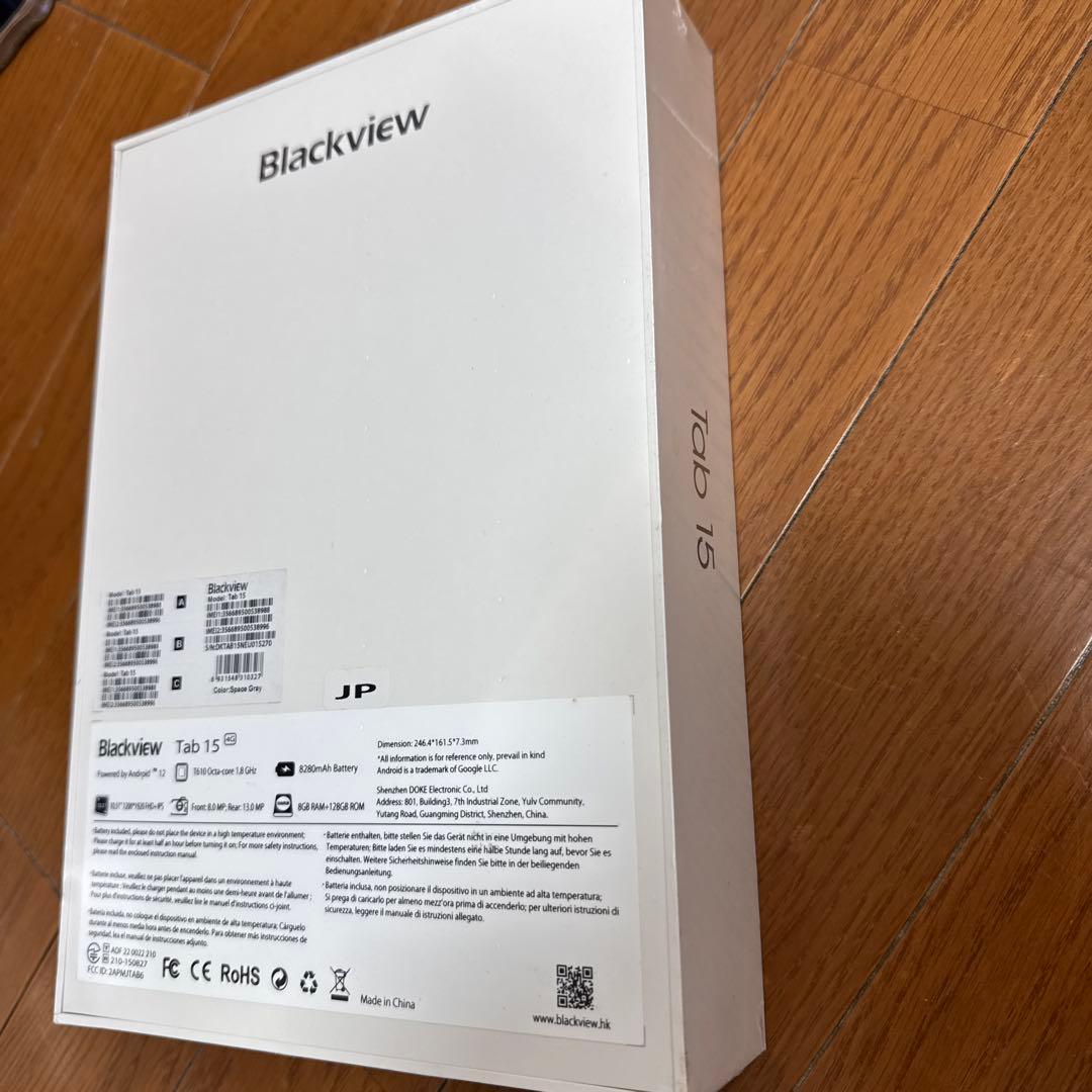 Blackview Tab15 10.5 インチ 8280mAh 8+128GB