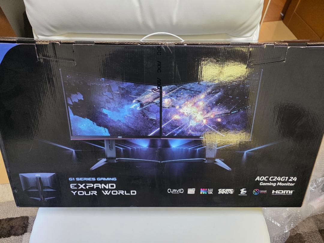 AOC C24G1 24インチ湾曲モニター