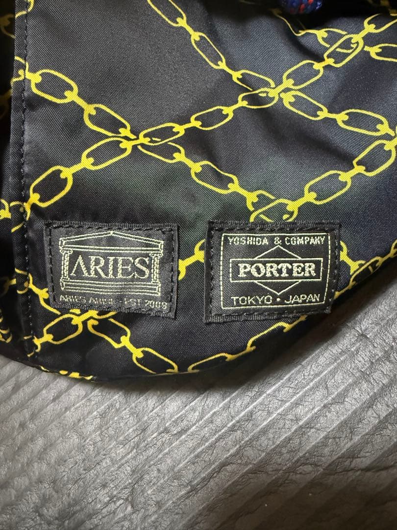 【美品】aries porter 限定　ウェストバッグ