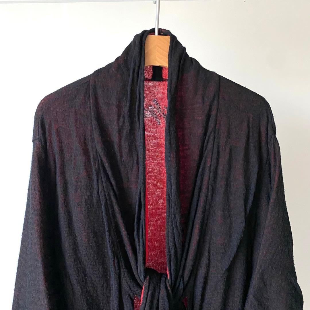 yhoji yamamoto kimono カーディガン　ジャケット　ニット