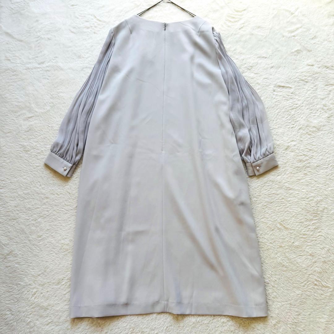 【新品未使用】23区トリアセダブルジョーゼット ワンピース　大きいサイズ　21号