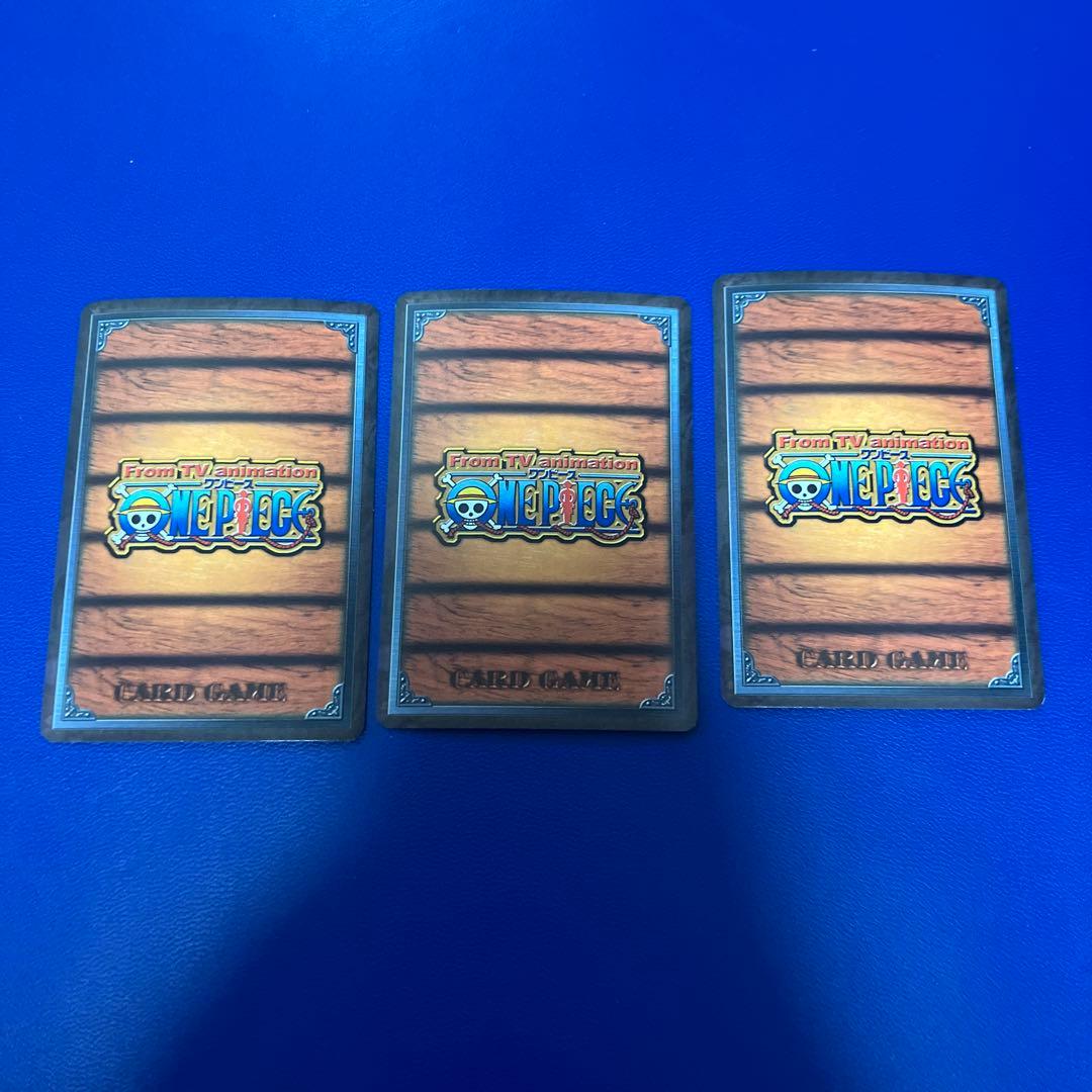 ワンピース旧カードゲーム　カードダス　プロモ　キラ3枚セット　ハイパーバトル